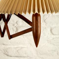  Lyfa Large Rosewood Scissor Lamp by Lyfa Denmark 1960s - 2948049