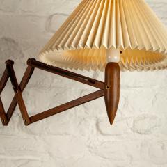  Lyfa Large Rosewood Scissor Lamp by Lyfa Denmark 1960s - 2948053