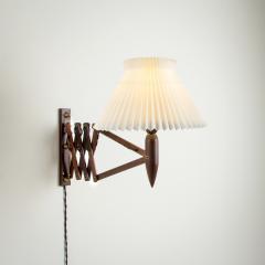  Lyfa Rosewood Scissor Lamp by Lyfa Denmark 1960s - 2189201