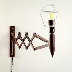 Lyfa Rosewood Scissor Lamp by Lyfa Denmark 1960s - 2189207