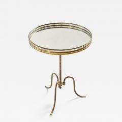  Lysberg Hansen Therp Side Table in Brass and Mirrored Glass by Lysberg Hansen Therp 1940s - 4568081