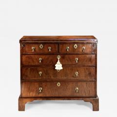  M Ford Creech Antiques GEORGE I WALNUT WALNUT VENEERED BACHELORS CHEST England c1715 20 - 651824