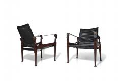  M Hayat Bros Pakistani Rosewood Safari Chairs with Brass by Hayat Brothers - 3395724