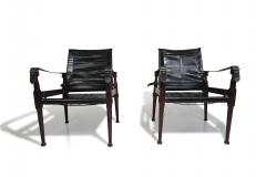 M Hayat Bros Pakistani Rosewood Safari Chairs with Brass by Hayat Brothers - 3395731