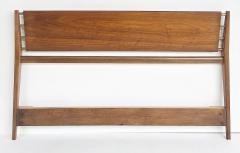  M Singer Sons Furniture 1950s Rosewood Headboard Bertha Schaefer Singer Sons Attributed Restored - 4506732