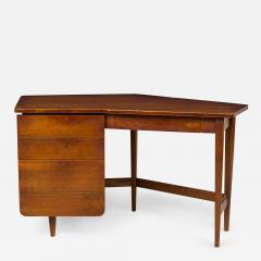  M Singer Sons Furniture Bertha Schaefer for Singer Sons American Mid Century Angle Top Writing Desk - 2794940