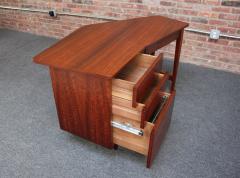  M Singer Sons Furniture Bertha Schaefer for Singer and Sons Italian Walnut Asymmetrical Desk - 3122029