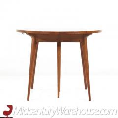  M Singer Sons Furniture Bertha Schaefer for Singer and Sons Mid Century Walnut Dining Table - 3462933