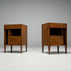  M Singer Sons Furniture Gio Ponti Singer Sons Mid Century Modern Sculptural Nightstands End Tables - 3747186