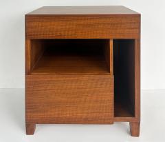  M Singer Sons Furniture Gio Ponti Singer Sons Walnut Rosewood Nightstands Restored Pair - 4507508