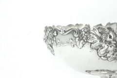  M W Galt Bro Large Sterling Silver Decorative Footed Bowl - 2716934