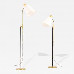  M llers Armatur Elektriska Pair of Height adjustable Floor lamps 1960s - 4456941