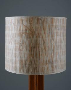  M llers Armatur Elektriska Scandinavian Midcentury Table Lamp in Oak and Brass by MAE Sweden - 3102463