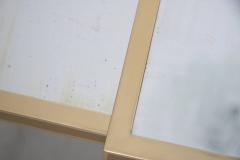  M nchner Werkst tten Set of Three M nchner Werkst tten Brass and Mirror Glass Nesting Tables - 552240