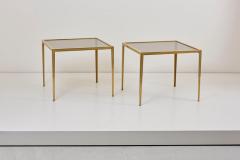  M nchner Werkst tten Set of Two Brass and Glass Nesting Tables by M nchner Werkst tten - 935268