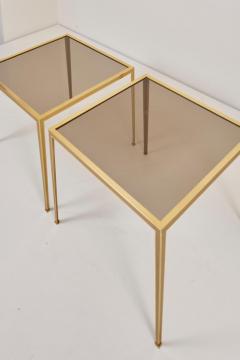  M nchner Werkst tten Set of Two Brass and Glass Nesting Tables by M nchner Werkst tten - 935274