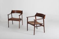  M veis Cantu Mid Century Modern Pair of Armchair by M veis Cantu 1960s - 3949842