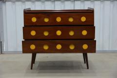  M veis Cimo Brazilian Modern Chest of Drawers in Hardwood by Moveis Cimo 1950s Brazil - 3559520