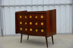  M veis Cimo Brazilian Modern Chest of Drawers in Hardwood by Moveis Cimo 1950s Brazil - 3559525