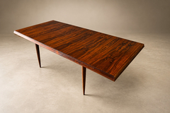  M veis Cimo Brazilian Modern Extendable Rosewood Dining Table by Cimo 1960s Lot 612B - 4797553