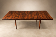  M veis Cimo Brazilian Modern Extendable Rosewood Dining Table by Cimo 1960s Lot 612B - 4797561
