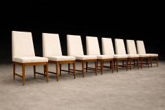  M veis Cimo Cimo Brazil 1950 Set of 8 Tall Back Dining Chairs in Cavi na - 4525297