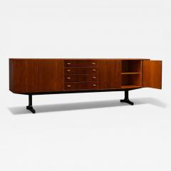  M veis Cimo Cimo Brazilian Rosewood Credenza and Brass Hardware 1960s - 4576642