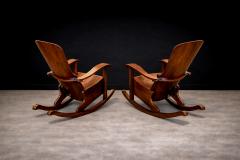  M veis Cimo Rocking Chair in Bentwood Moveis Cimo 1950s - 4579543