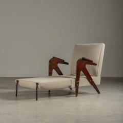  M veis Drago Tridente Lounge Chair by M veis Drago Brazilian Mid Century Modern Design - 3335549
