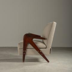  M veis Drago Tridente Lounge Chair by M veis Drago Brazilian Mid Century Modern Design - 3335551