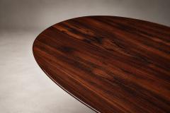  M veis Linfor Brazilian Oval Extendable Dining Table in Rosewood M veis Linfor Lot 1235 - 4815731