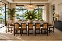  M veis Primus Set of Ten Brazilian Modern Dining Chairs in Rosewood and Cane by M veis Primus - 4621592