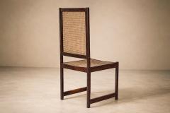  M veis Primus Set of Ten Brazilian Modern Dining Chairs in Rosewood and Cane by M veis Primus - 4621595