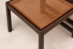  M veis Primus Set of Ten Brazilian Modern Dining Chairs in Rosewood and Cane by M veis Primus - 4621602