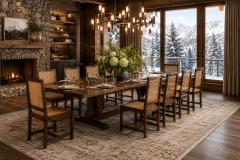 M veis Primus Set of Ten Brazilian Modern Dining Chairs in Rosewood and Cane by M veis Primus - 4621603