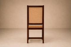  M veis Primus Set of Ten Brazilian Modern Dining Chairs in Rosewood and Cane by M veis Primus - 4621604