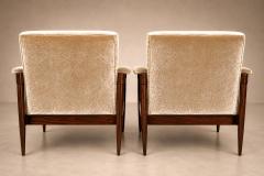  M veis Provenzal M veis Provenzal Lounge Chair in Jacaranda Champagne Mohair Velvet - 4601045