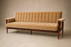  M veis Provenzal Sofa in Brazilian Rosewood and Camel Mohair by M veis Provenzal Brazil - 4692678