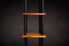 M veis Val rio Brazilian Modernist Bookshelf in Ebonized Pau Marfim with Bronze Sabots - 4525328