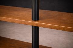  M veis Val rio Brazilian Modernist Bookshelf in Ebonized Pau Marfim with Bronze Sabots - 4525330