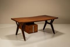  MIM Mobili Italiani Moderni Ennio Fazioli and Writing Desk in Rosewood for MIM Roma Italy 1958 - 4570502