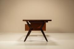  MIM Mobili Italiani Moderni Ennio Fazioli and Writing Desk in Rosewood for MIM Roma Italy 1958 - 4570503