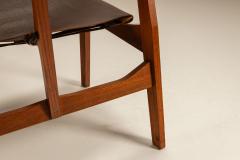  MIM Mobili Italiani Moderni Rare Pair of Lounge Chairs Mod 8102 by Giuseppe Zammerini for MIM Roma Italy - 4433613