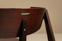  MIM Mobili Italiani Moderni Rare Pair of Lounge Chairs Mod 8102 by Giuseppe Zammerini for MIM Roma Italy - 4433615