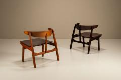  MIM Mobili Italiani Moderni Rare Pair of Lounge Chairs Mod 8102 by Giuseppe Zammerini for MIM Roma Italy - 4433623