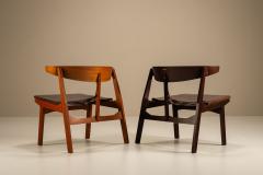  MIM Mobili Italiani Moderni Rare Pair of Lounge Chairs Mod 8102 by Giuseppe Zammerini for MIM Roma Italy - 4433631