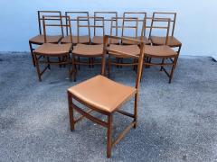  MIM Mobili Italiani Moderni Set of 10 Mid Century Modern Dining Chairs by Renato Venturi for MIM Roma - 4636768