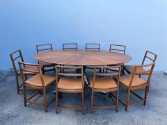  MIM Mobili Italiani Moderni Set of 10 Mid Century Modern Dining Chairs by Renato Venturi for MIM Roma - 4636933