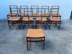  MIM Mobili Italiani Moderni Set of 10 Mid Century Modern Dining Chairs by Renato Venturi for MIM Roma - 4636949