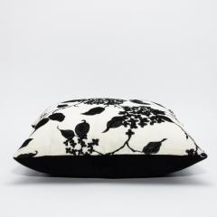  MOGUL Black and White Floral Pillow By MOGUL - 4237147